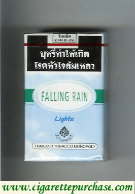 Falling Rain Lights cigarettes soft box
